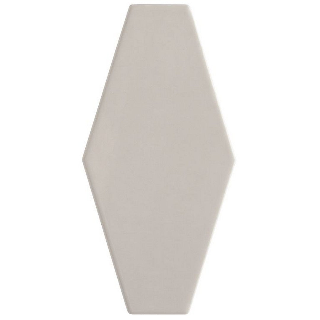 Arizona 4" x 8" Paloma Glossy Ceramic Long Hexagon Wall Tile