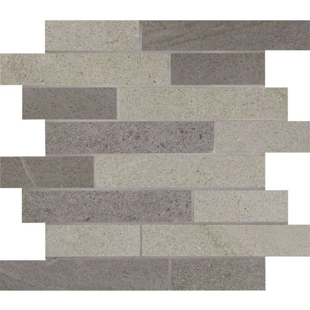 Arizona 11.3" x 11.85" Pietra Italia Matte Rectified Porcelain Straight Stack