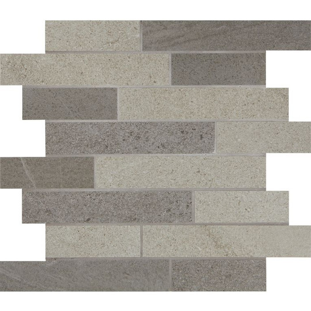 Arizona 11.3" x 11.85" Pietra Italia Matte Rectified Porcelain Straight Stack