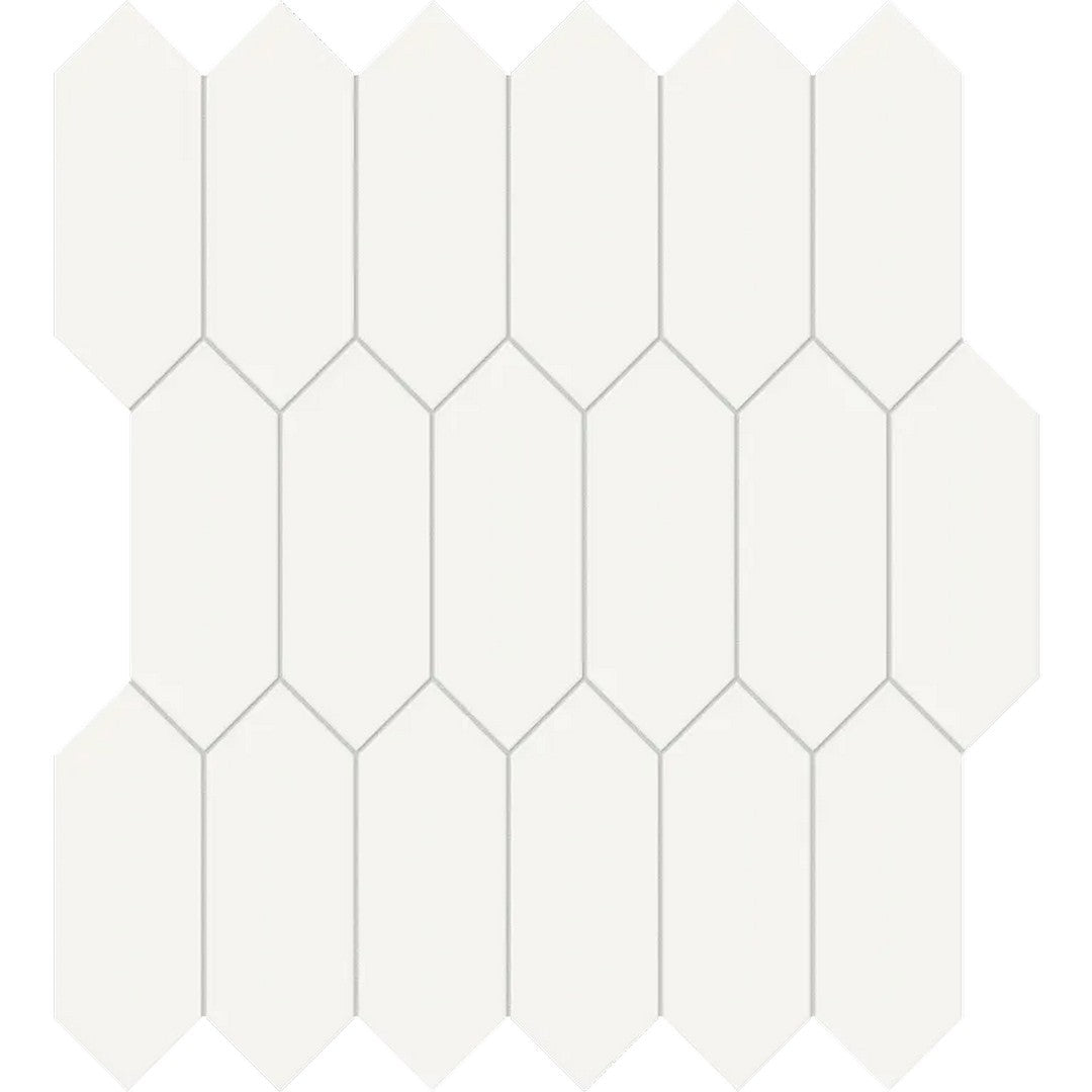 Arizona 11.8" x 11.8" S-Series Glossy Glazed Porcelain Picket Mosaic