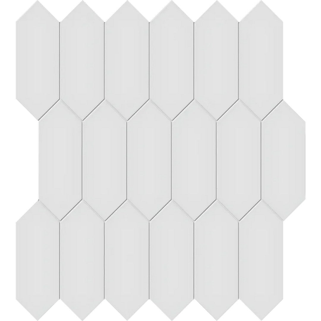 Arizona 11.8" x 11.8" S-Series Glossy Glazed Porcelain Picket Mosaic