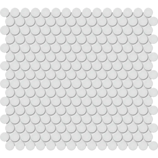 Arizona 11.8" x 11.8" S-Series Matte Glazed Porcelain Penny Round Mosaic