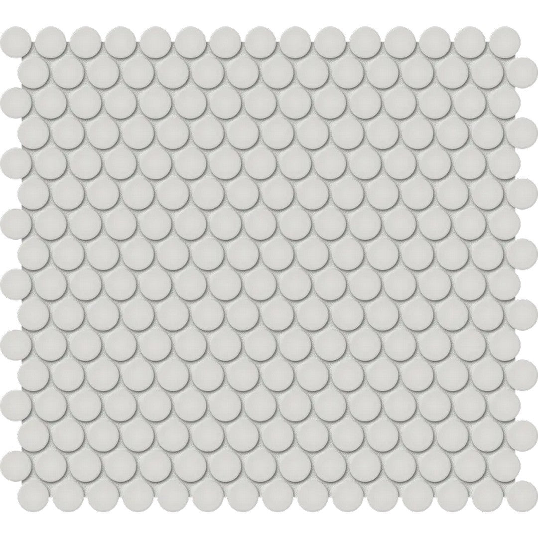 Arizona 11.8" x 11.8" S-Series Glossy Glazed Porcelain Penny Round Mosaic