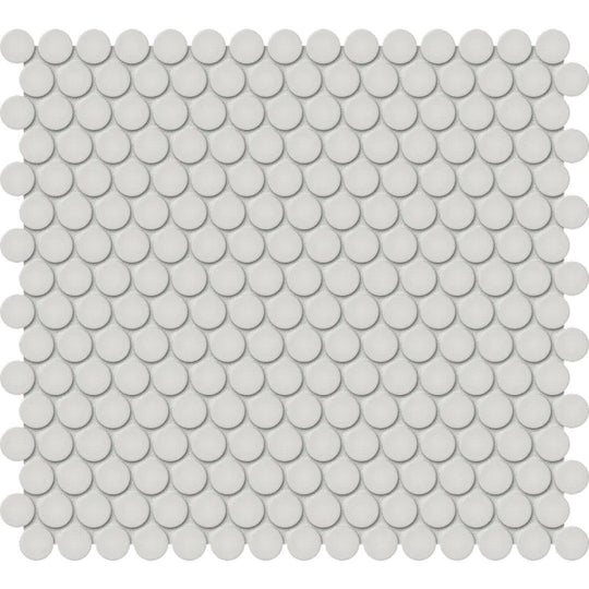 Arizona 11.8" x 11.8" S-Series Glossy Glazed Porcelain Penny Round Mosaic