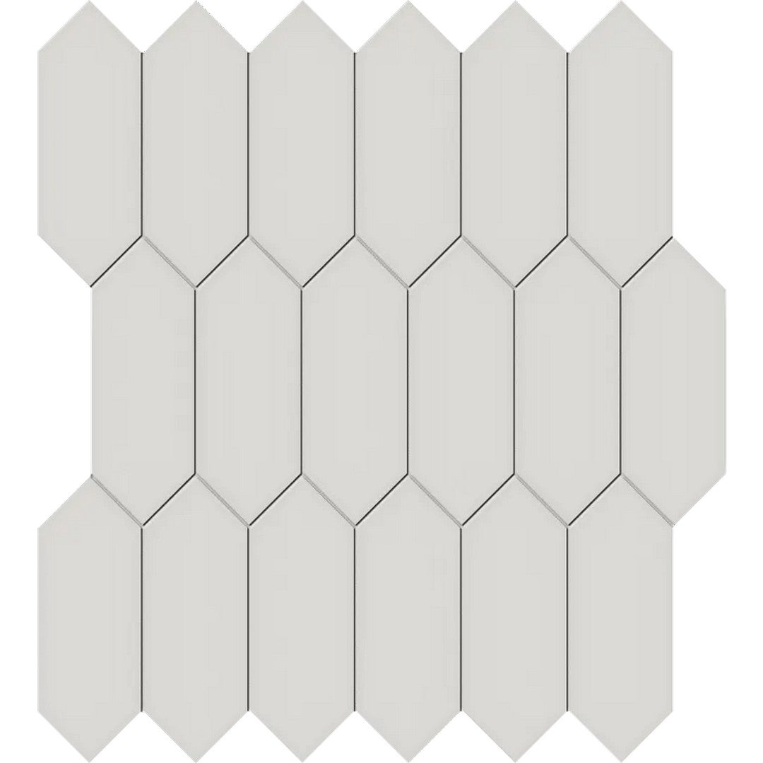 Arizona 11.8" x 11.8" S-Series Glossy Glazed Porcelain Picket Mosaic