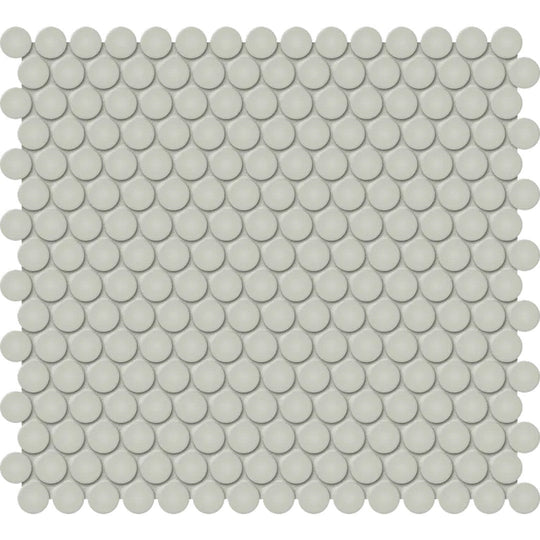 Arizona 11.8" x 11.8" S-Series Glossy Glazed Porcelain Penny Round Mosaic