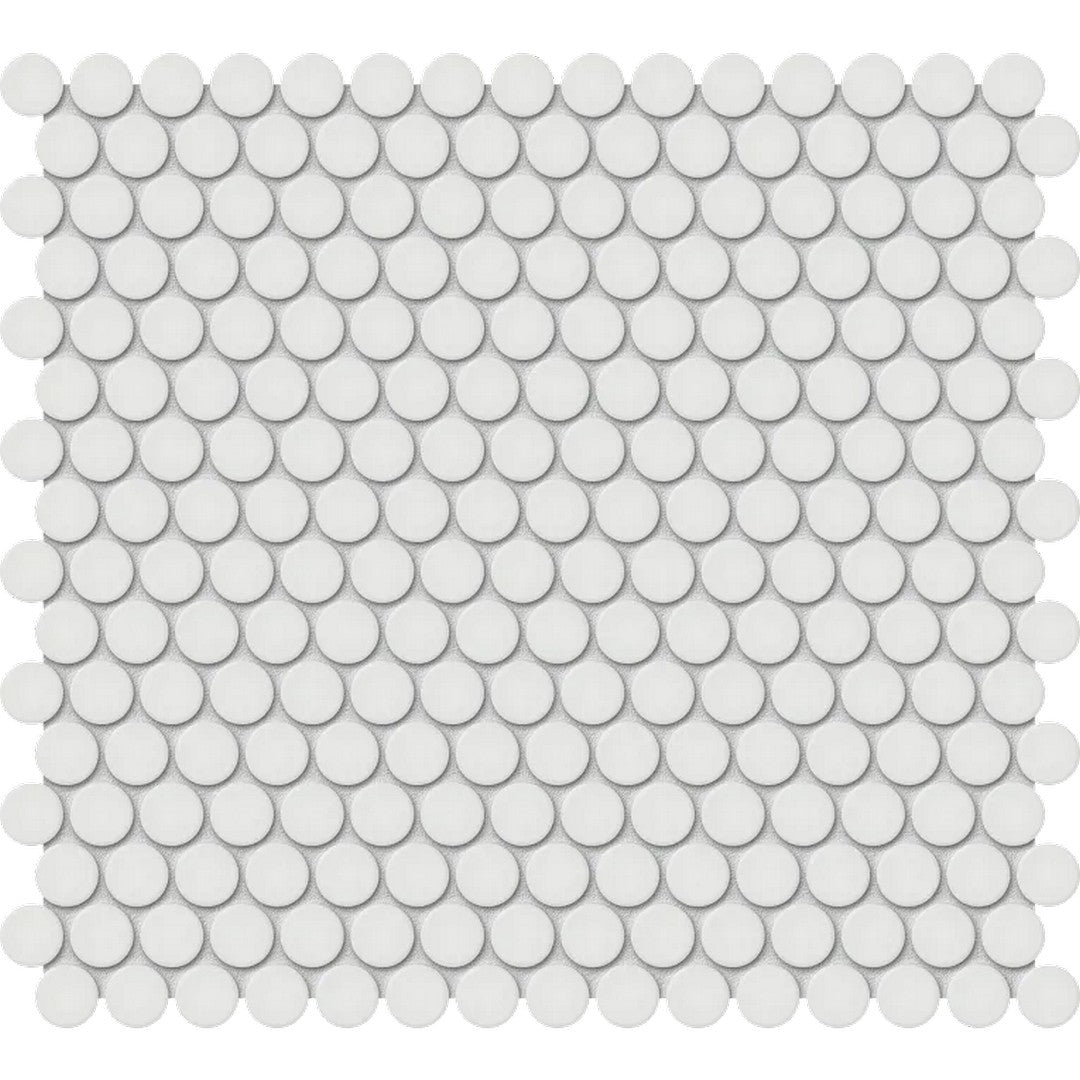 Arizona 11.8" x 11.8" S-Series Matte Glazed Porcelain Penny Round Mosaic