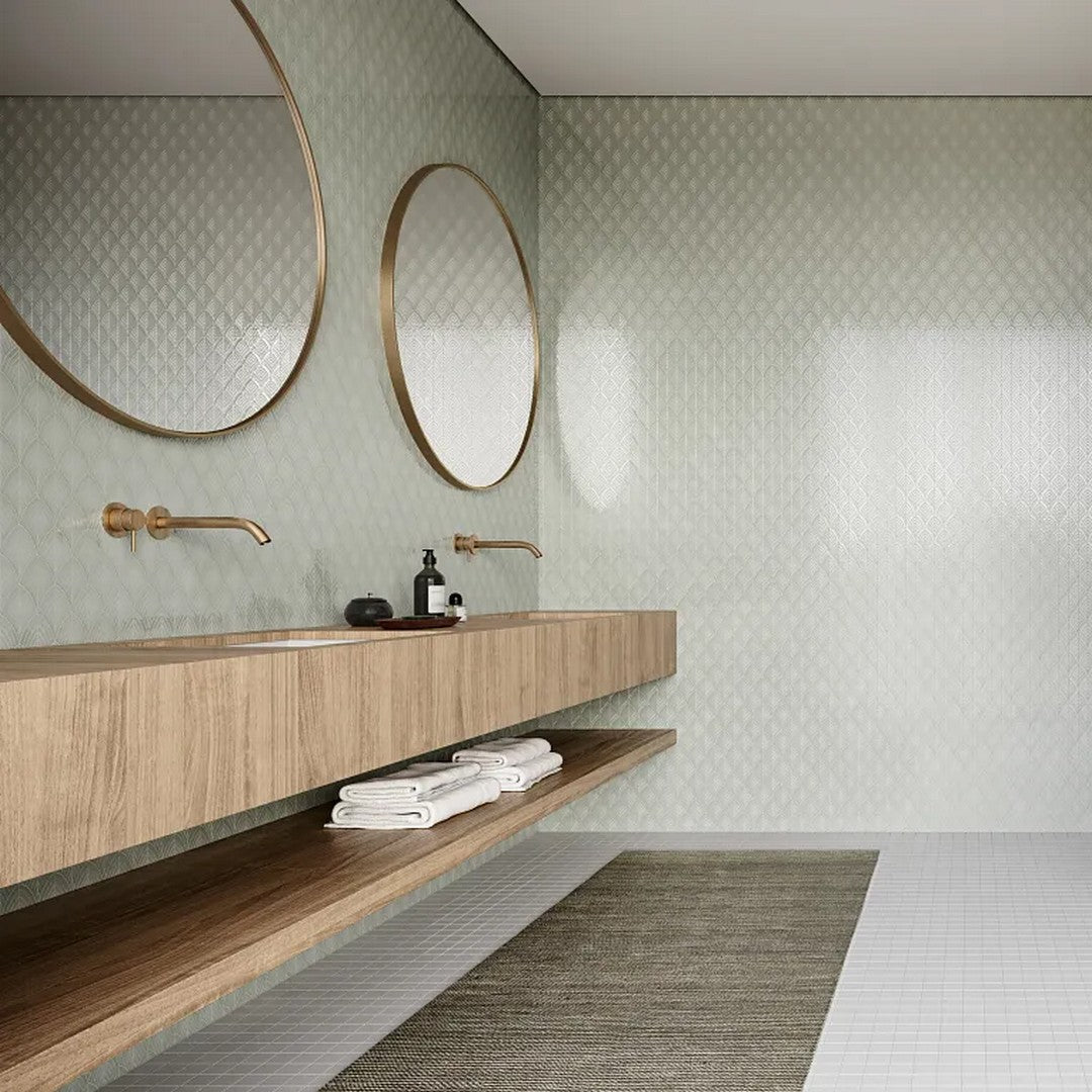 Arizona-12-x-12-S-Series-Glossy-Glazed-Porcelain-Scallop-Mosaic-Cloud-Blue