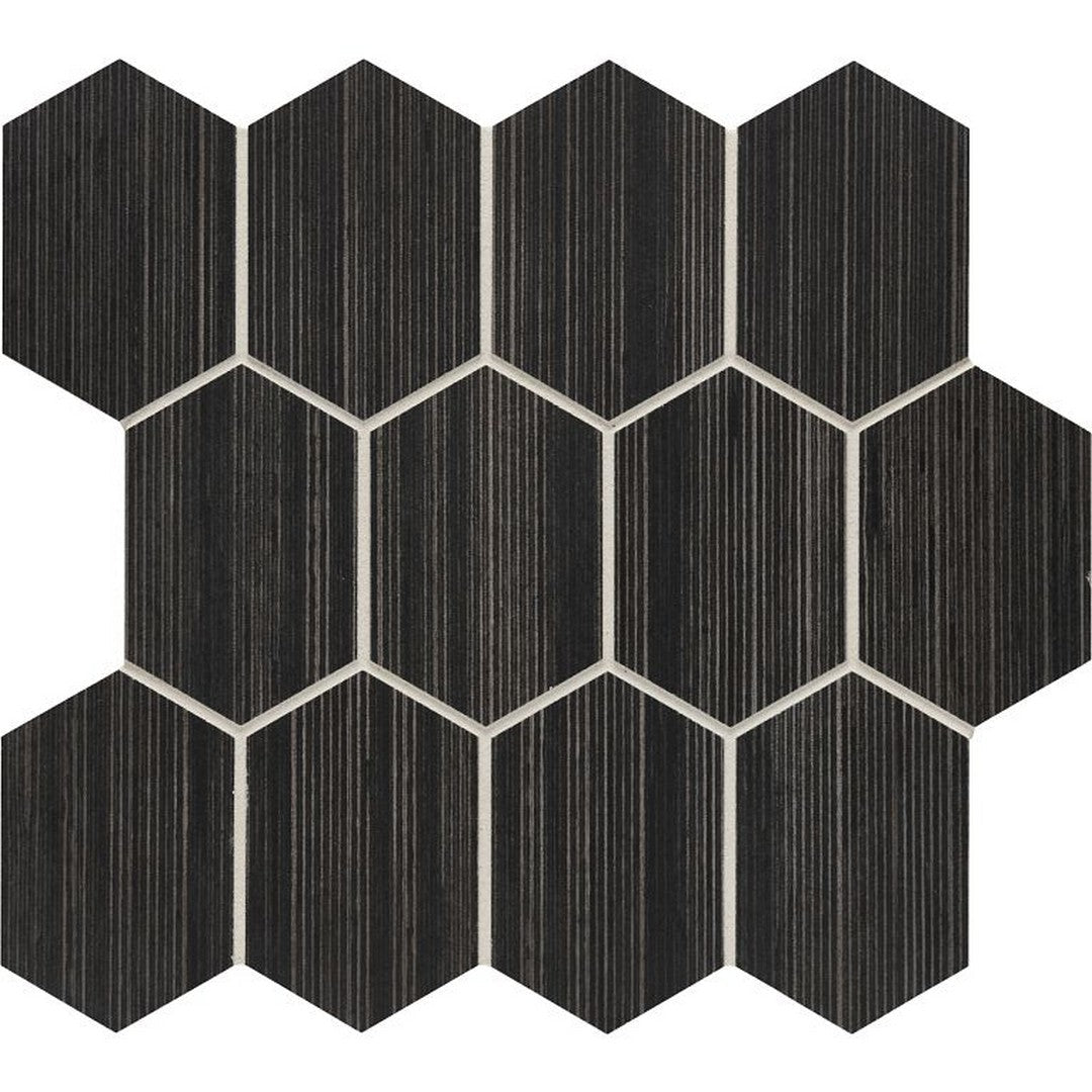 Arizona 11.3" x 11.3" Shibusa Porcelain 3x4" Long Rhomboid Mosaic