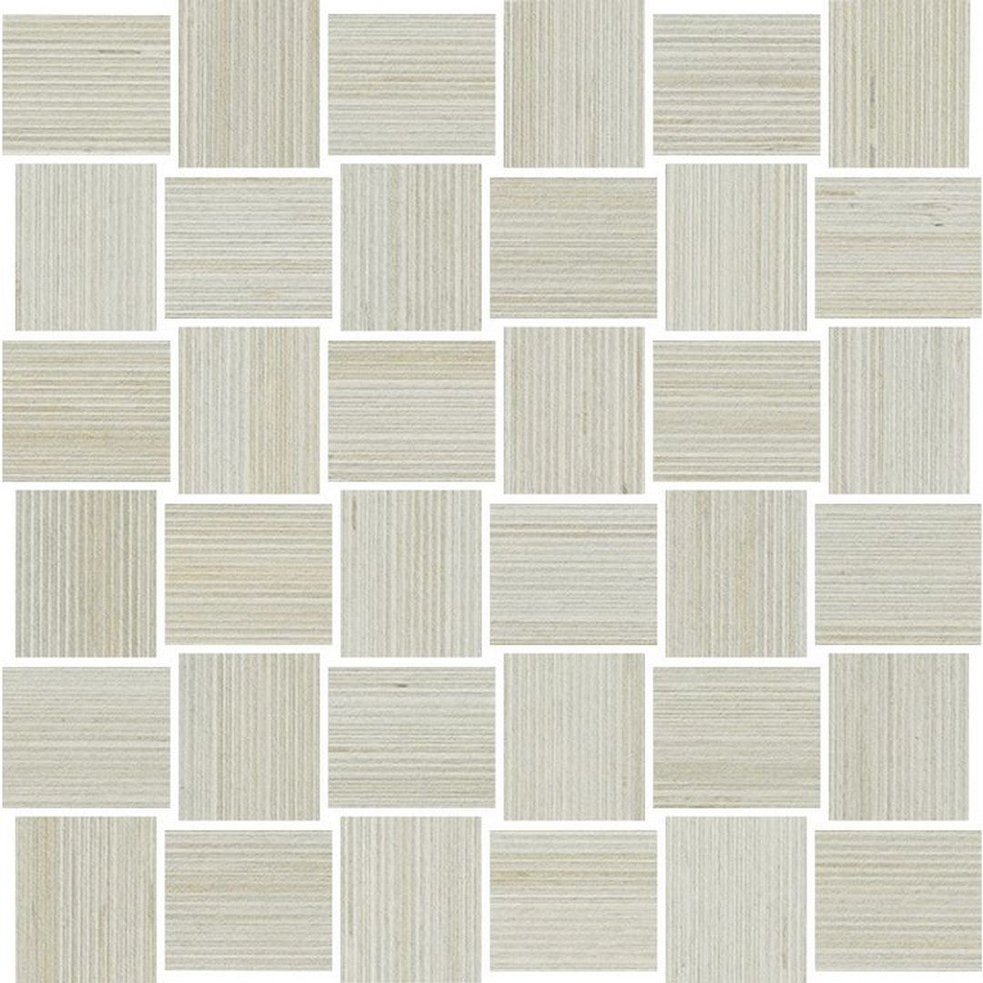 Arizona 11.75" x 11.85" Shibusa Porcelain 2" Basketweave Mosaic
