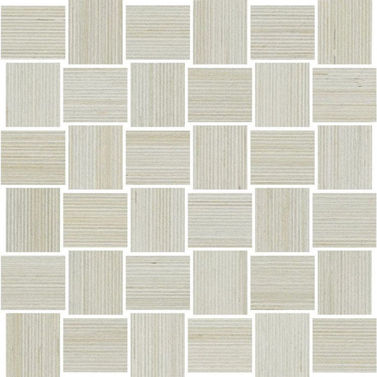 Arizona 11.75" x 11.85" Shibusa Porcelain 2" Basketweave Mosaic