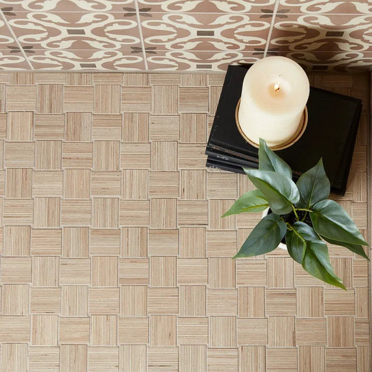 Arizona-11.75-x-11.85-Shibusa-Porcelain-2-Basketweave-Mosaic-Crema