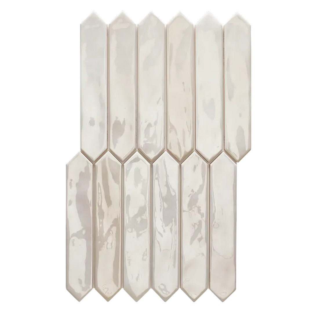 Arizona 1.75" x 9.75" Spark Glossy Ceramic Picket Wall Tile