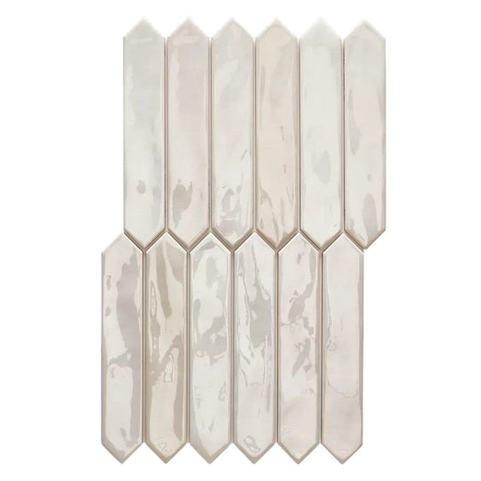 Arizona 1.75" x 9.75" Spark Glossy Ceramic Picket Wall Tile