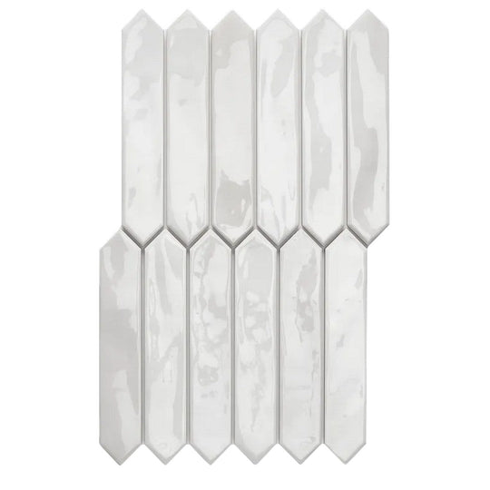 Arizona 1.75" x 9.75" Spark Glossy Ceramic Picket Wall Tile