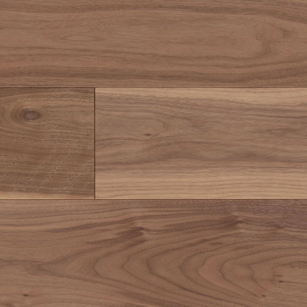 Mercier Naked Engineered 5" x 83" Authantic American Walnut Satin 12mm Hardwood Plank