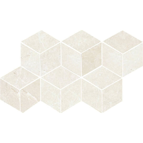Happy Floors Arona 7" x 12" 3D Polished Hexagon Mosaic