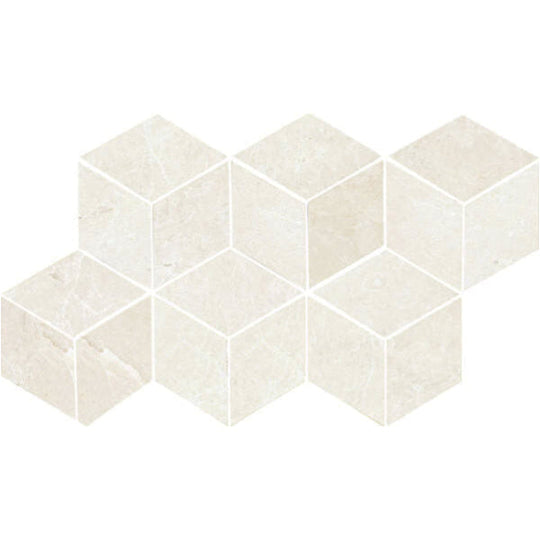 Happy Floors Arona 7" x 12" 3D Polished Hexagon Mosaic