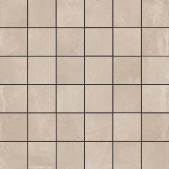 Happy Floors 12" x 12" Azuma 2.0 Natural Porcelain 2" Mosaic