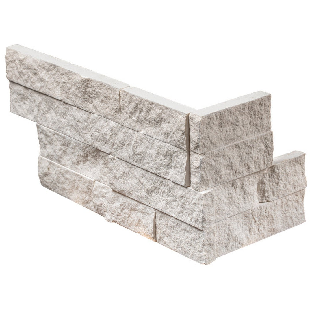 Emser 6" x 16" Structure Splitface Limestone Ledger Corner