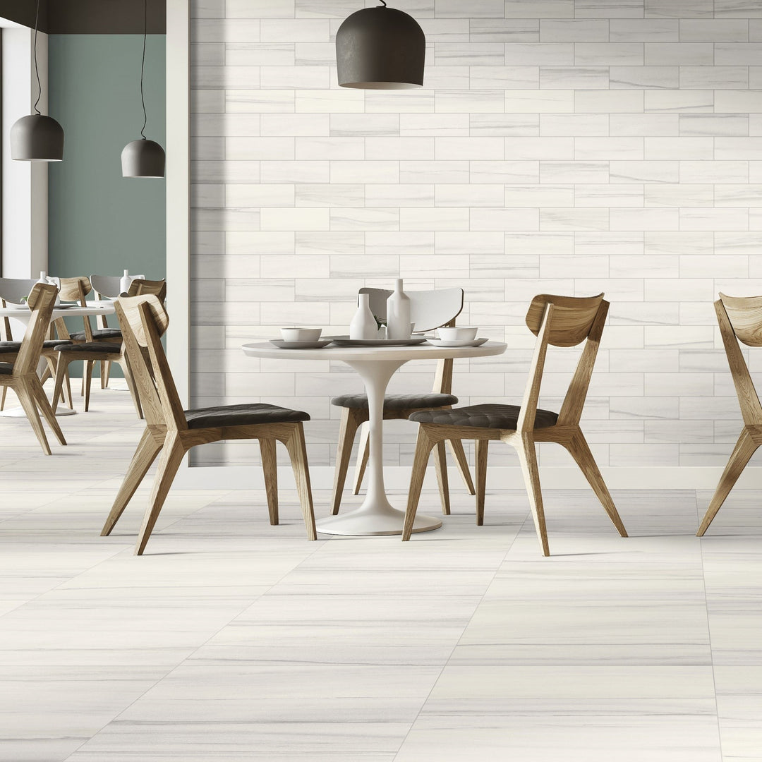 Ottimo-Ceramics-Bianco-Dolomite-24-x-48-Matte-Porcelain-Tile-White