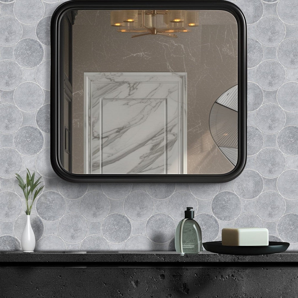 Bati-Orient-12-x-12-Interlocking-Concrete-Circle-Mosaic-Grey