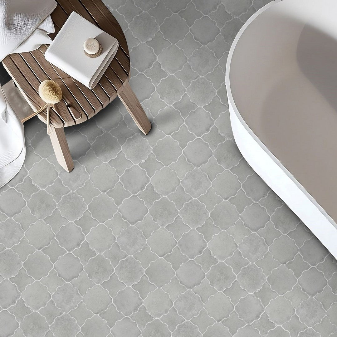 Bati-Orient-12-x-12-Interlocking-Concrete-Multi-Star-Mix-Mosaic-Grey