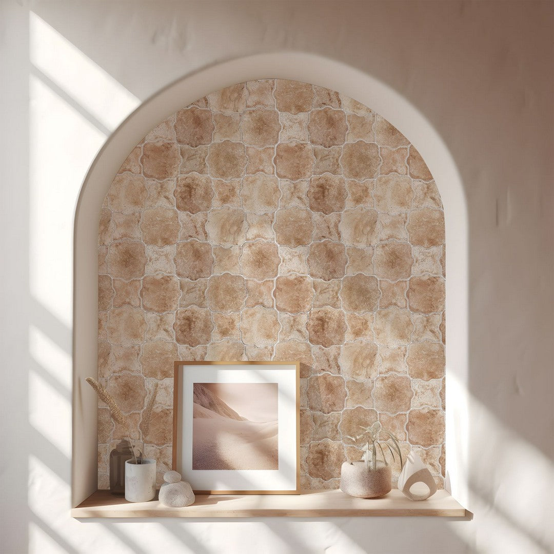 Bati-Orient-12-x-12-Interlocking-Concrete-Multi-Star-Mix-Mosaic-Red-Multi