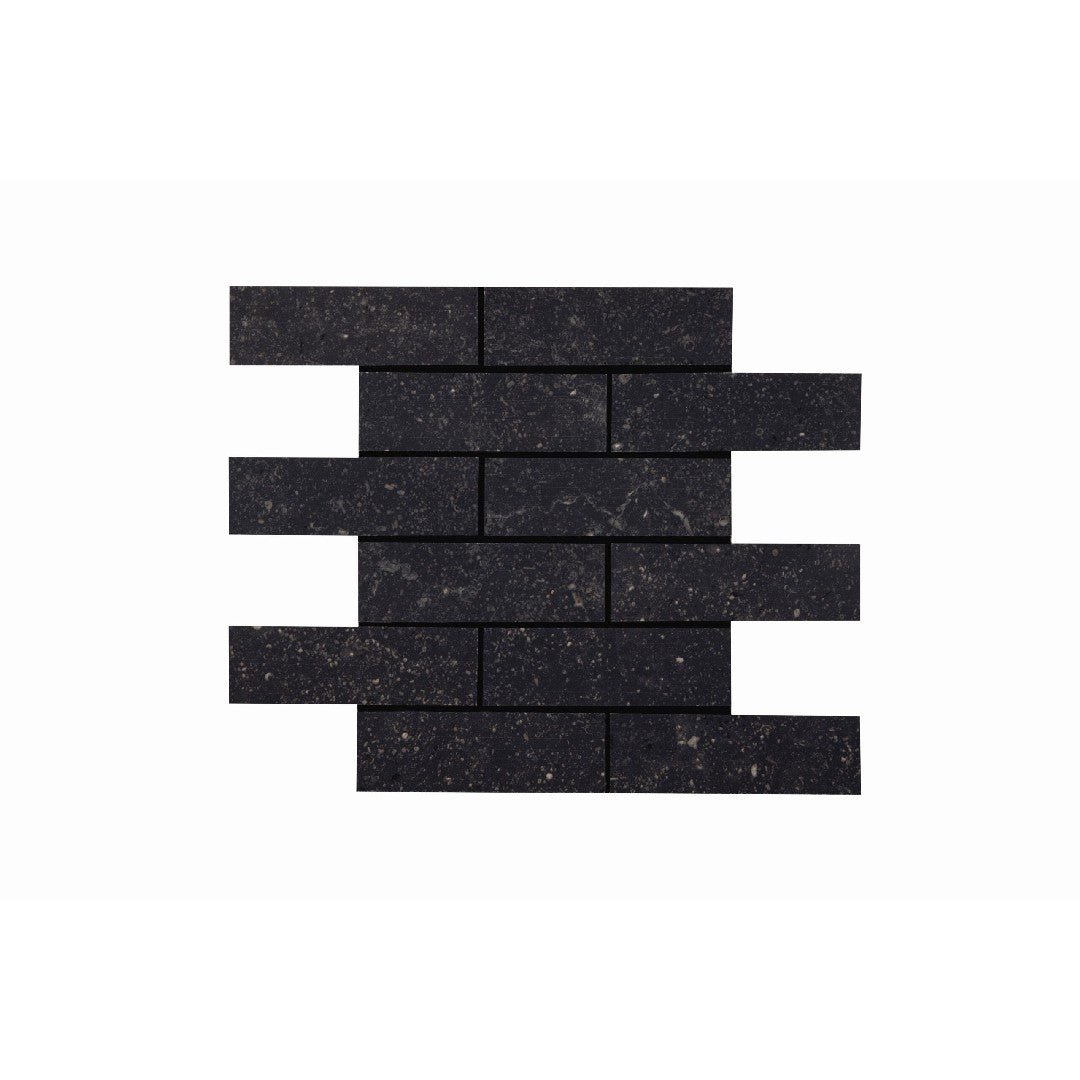 Crossville 12" x 15" Beljn Unpolished Porcelain 2x6" Brick Mosaic