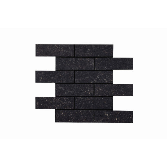 Crossville 12" x 15" Beljn Unpolished Porcelain 2x6" Brick Mosaic