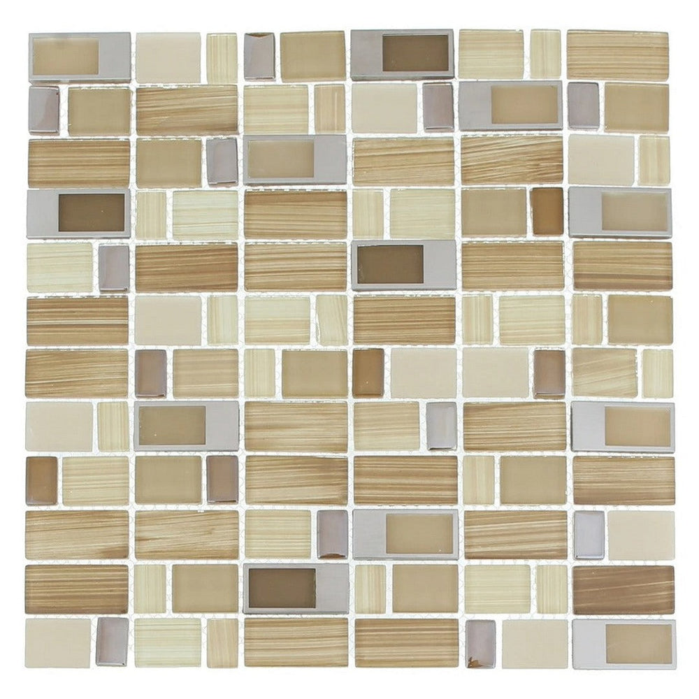 Ottimo Blends 12" x 12" Glossy Glass Mosaic