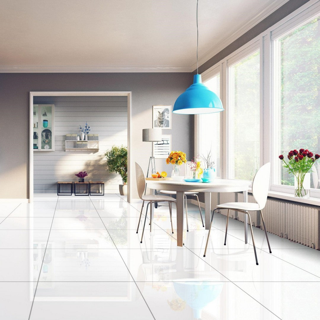 Tesoro-24-x-24-Super-Rectified-Polished-Porcelain-Tile-White