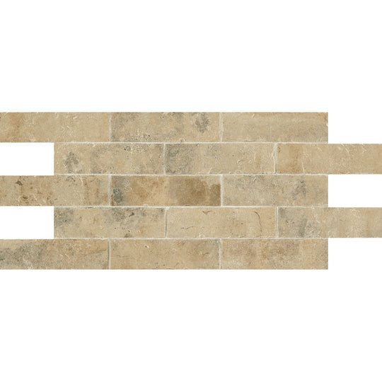 Daltile Brickwork 2" x 8" Distressed Matte Porcelain Paver Floor Tile