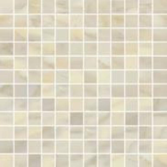 Happy Floors 12" x 12" Bardiglio Natural Porcelain 1" Mosaic