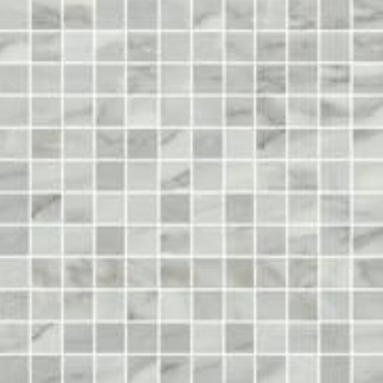 Happy Floors Bardiglio 12" x 12" Natural 1" Mosaic