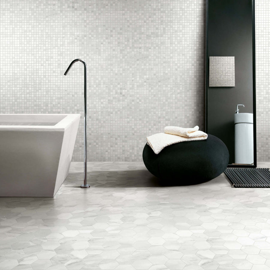 Happy-Floors-Bardiglio-1-x-1-Natural-Mosaic-Bianco