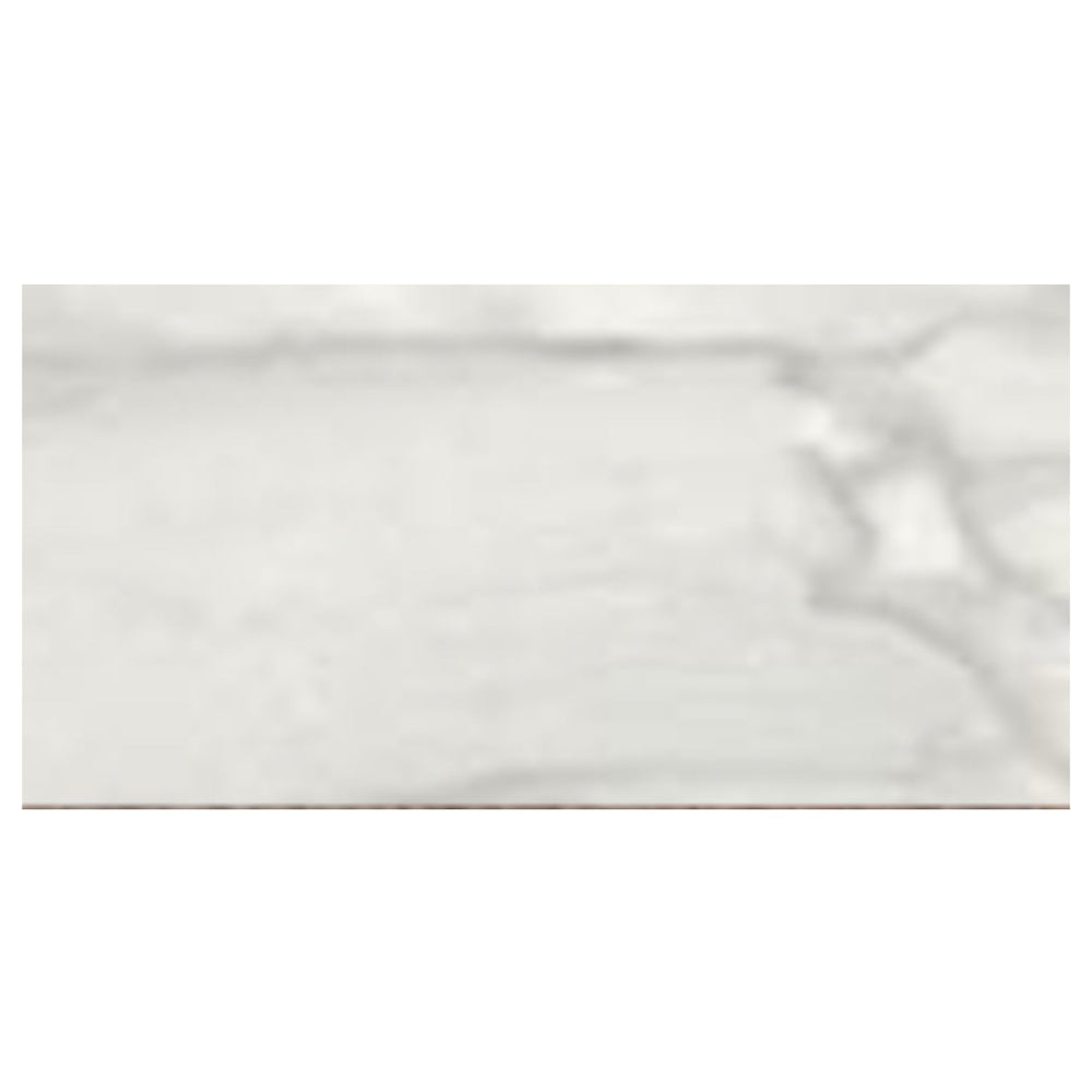 Happy Floors 3" x 12" Bardiglio Rectified Polished Porcelain Tile (Sale)