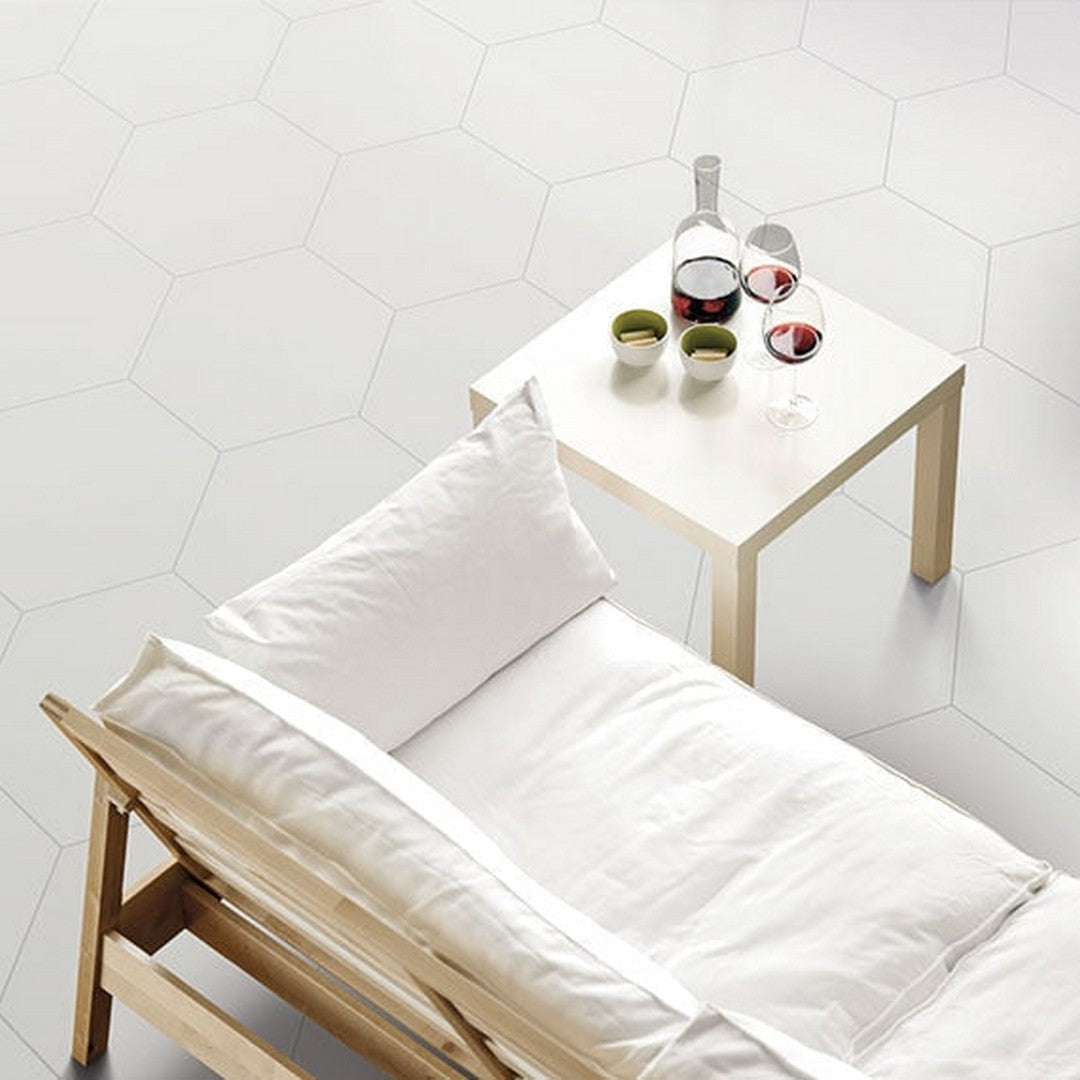 Daltile-Bee-Hive-20-x-24-Hexagon-Tile-White