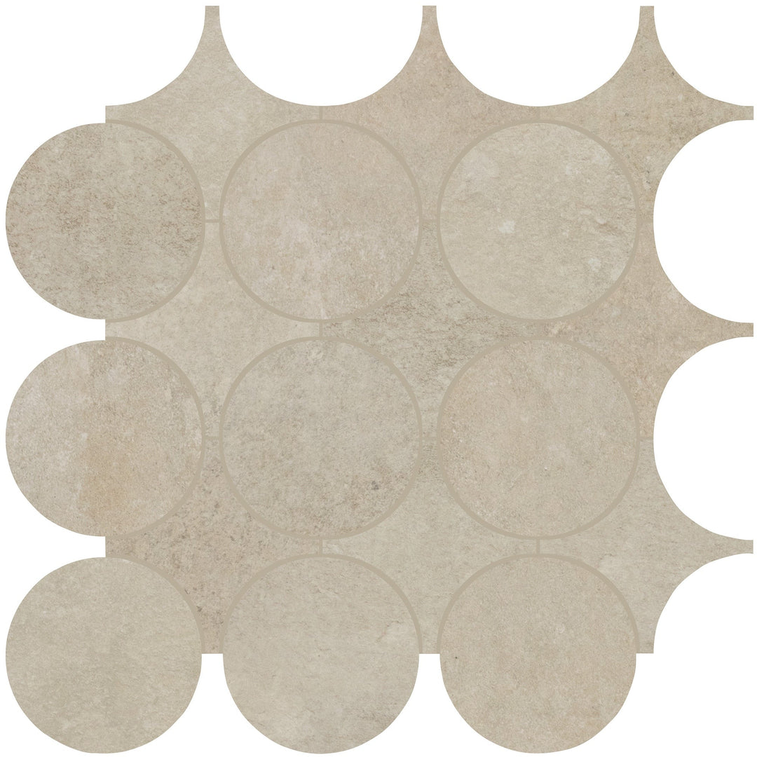 Daltile-Rekindle-14-x-14-Matte-Porcelain-Mixed-Stepwise-Mosaic-Light-Gray