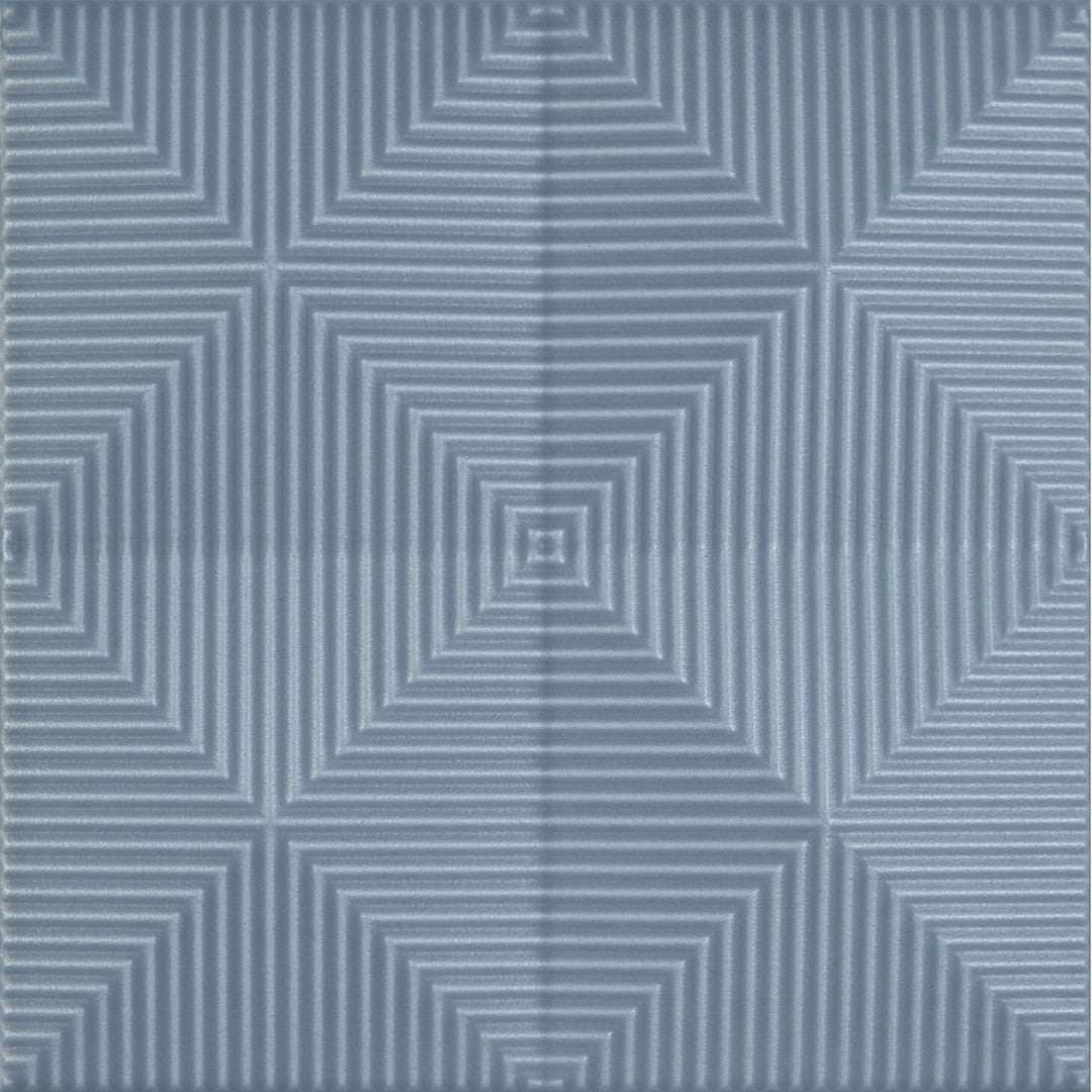 Emser 6" x 6" Prismara Matte Dynamic 3D Mini Ceramic Wall Tile