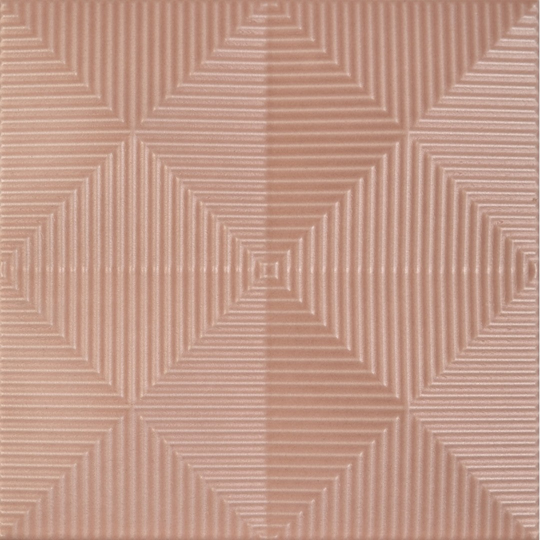 Emser 6" x 6" Prismara Matte Dynamic 3D Mini Ceramic Wall Tile