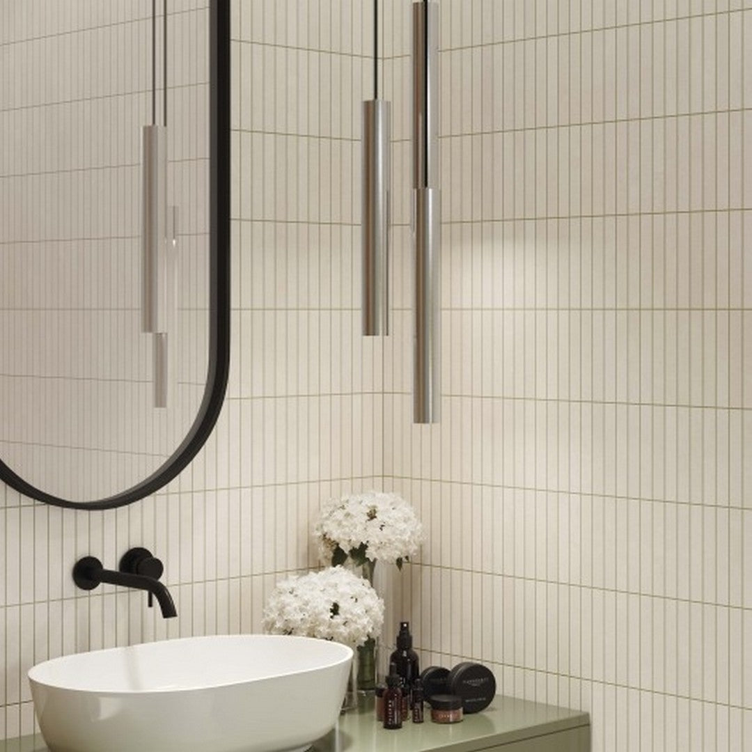 Emser-Agio-12-x-12-Rectified-Matte-1x6-Stack-Porcelain-Mosaic-Bianco