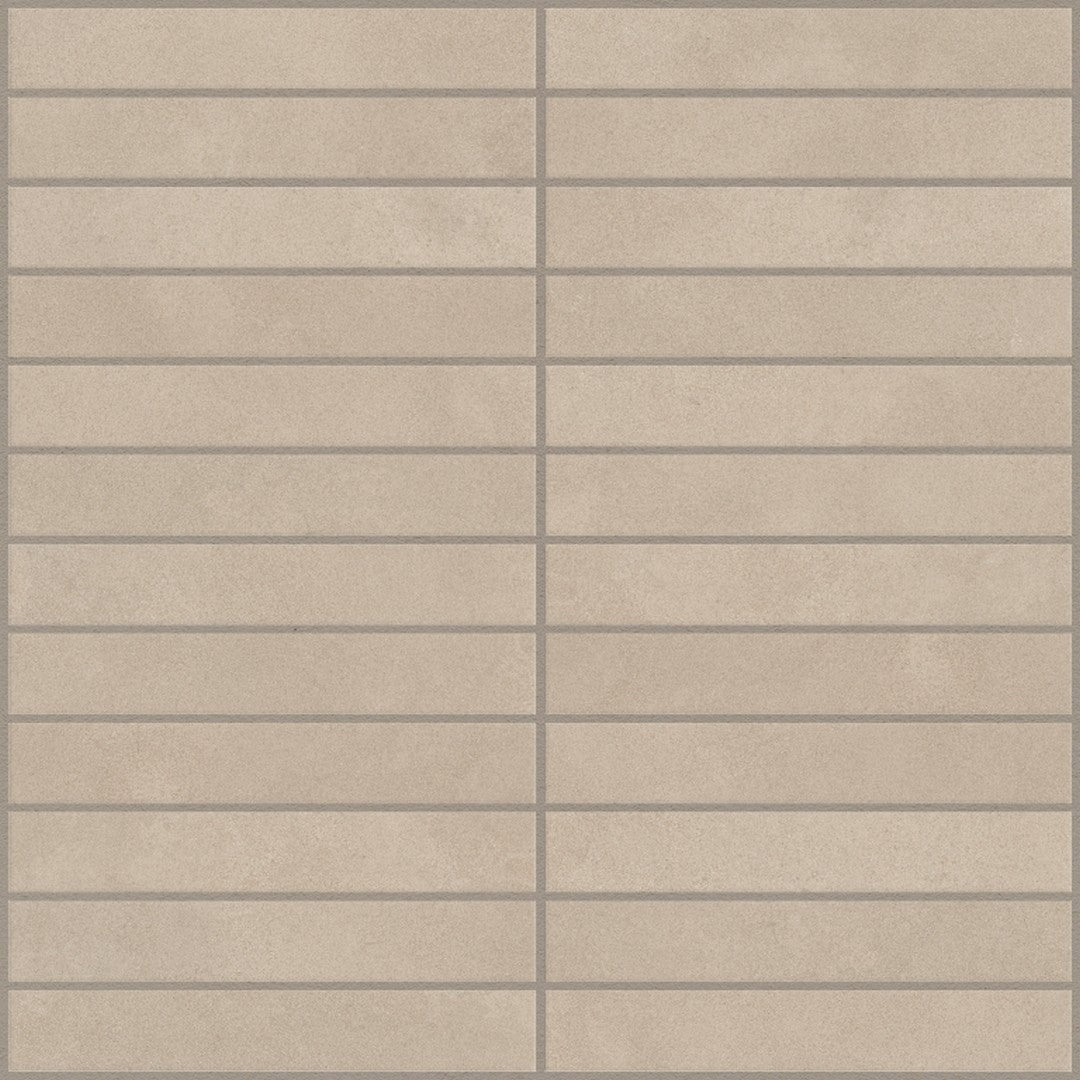 Emser-Agio-12-x-12-Rectified-Matte-1x6-Stack-Porcelain-Mosaic-Corda