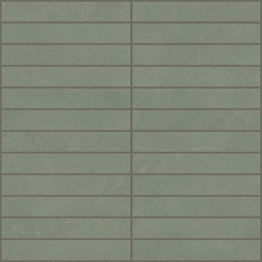 Emser-Agio-12-x-12-Rectified-Matte-1x6-Stack-Porcelain-Mosaic-Erba