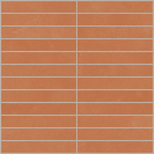 Emser-Agio-12-x-12-Rectified-Matte-1x6-Stack-Porcelain-Mosaic-Granat