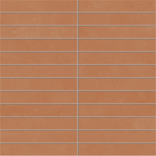 Emser Tile 12" x 12" Agio Rectified Matte 1x6" Stack Porcelain Mosaic