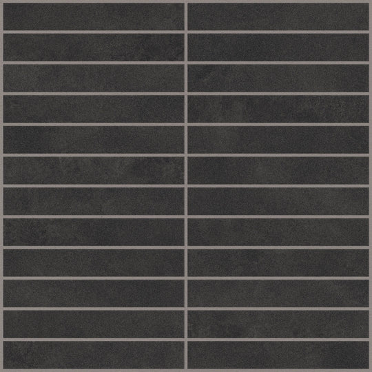 Emser-Agio-12-x-12-Rectified-Matte-1x6-Stack-Porcelain-Mosaic-Lava