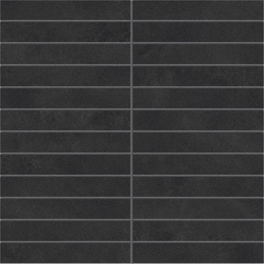 Emser Tile 12" x 12" Agio Rectified Matte 1x6" Stack Porcelain Mosaic