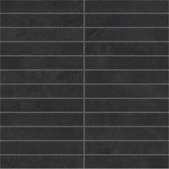 Emser Tile 12" x 12" Agio Rectified Matte 1x6" Stack Porcelain Mosaic