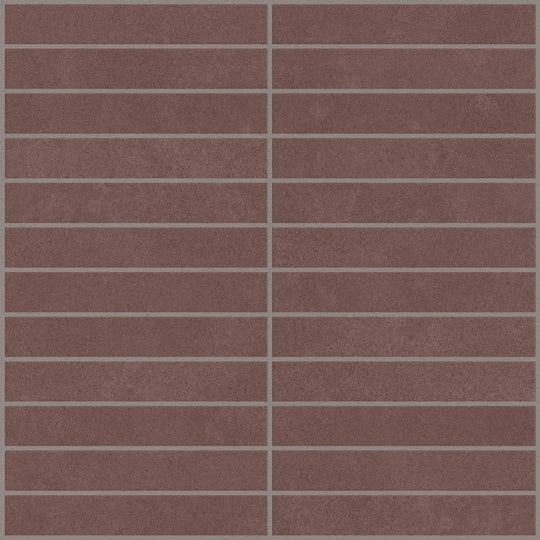 Emser-Agio-12-x-12-Rectified-Matte-1x6-Stack-Porcelain-Mosaic-Noga